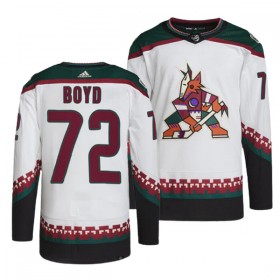 Arizona Coyotes tröja Travis Boyd 72 Adidas Vit Authentic - NHL Tröjor Herr